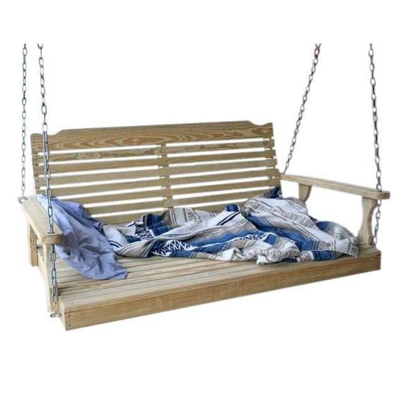 Picture of Creekvine Designs FTSBED60CR-2CVD 64 in. Treated Pine Crossback Swingbed