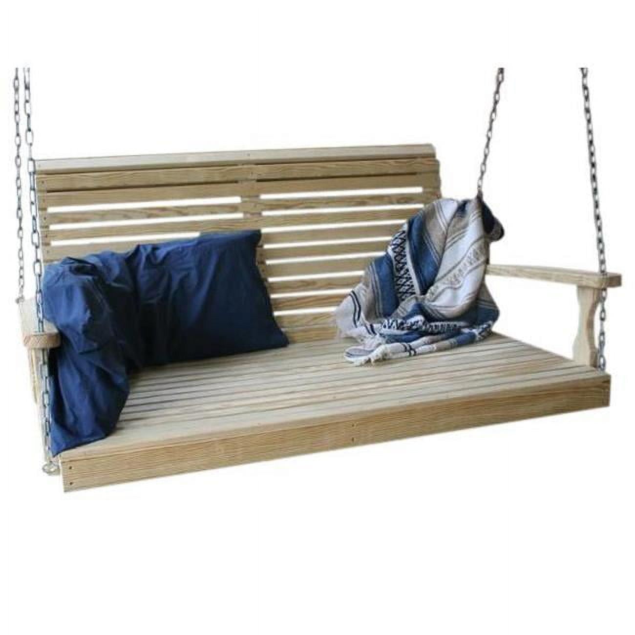 Picture of Creekvine Designs FTSBED60RBCVD 60 in. Treated Pine Rollback Swing Bed
