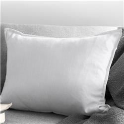 Picture of 6ix Tailors ANC-CAR-WHI-CFT-14OB Ancebridge Oblong Decor Pillow with Feather Insert, Bright White - 14 x 20 in.
