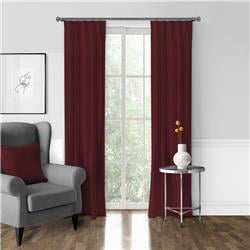 VAN-VIE-MER-PP-40108-PR Vanessa Pinch Pleat Drapery Panel, Merlot - 40 x 108 in. - Pack of 2 -  6ix Tailors