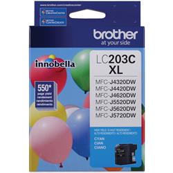Picture of Brother Compatible LC203C High Yield Ink Cartridge - Cyan