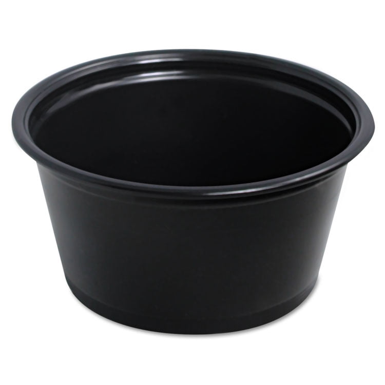 Picture of Dart 200PCBLK Black Portion Container 2500 cs