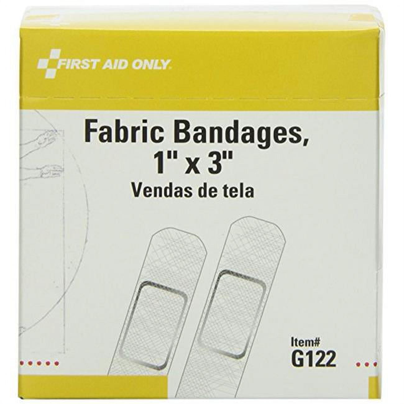 Picture of First Aid Only G122 First Aid Only 1 x 3 in.Fabric Bandage&#44; 100 Count Box