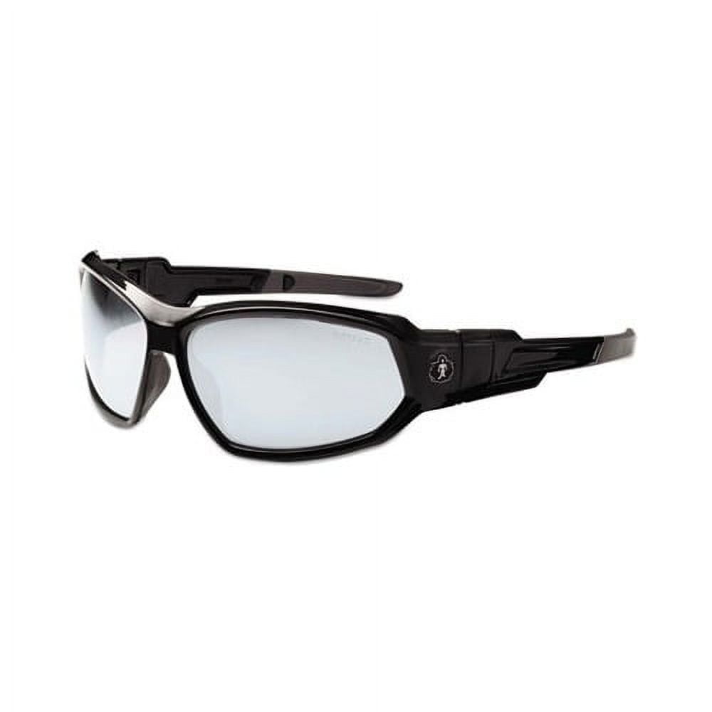 Picture of Ergodyne 56080 Skullerz Loki Convertible Safety Glasses & Goggle Kit- Black Frame&#44; Indoor & Outdoor Lens