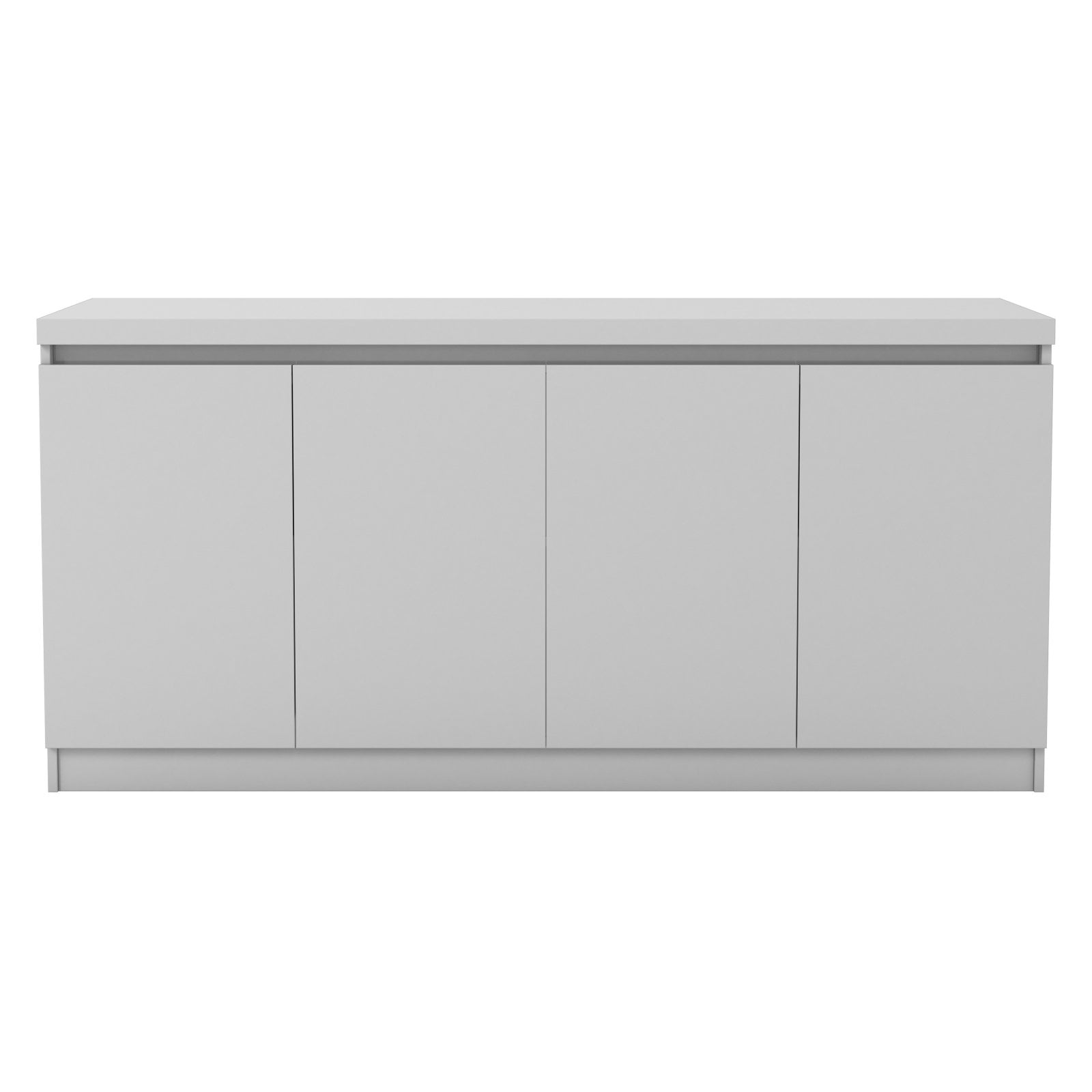 Viennese Buffet Cabinet - White Gloss - 6 Shelves - Modern Design