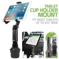 Picture of Cellet PHC670M Cup Holder Car Cradle Mount Holder for iPads & Tablets Made by Cellet Compatible with iPads / Galaxy Tablets / Amazon Fire HD / Surface