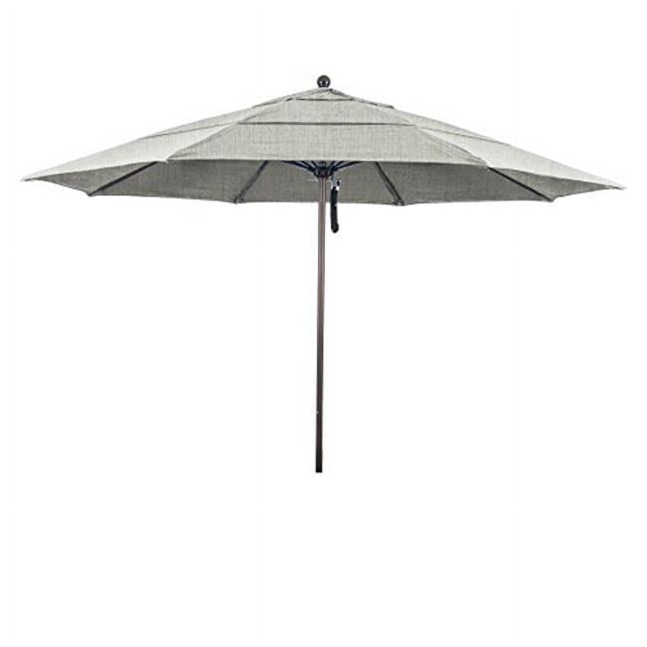 Picture of California Umbrella ALTO118117-5402-DWV 11 ft. Round Aluminum & Fiberglass Sunbrella Granite Umbrella