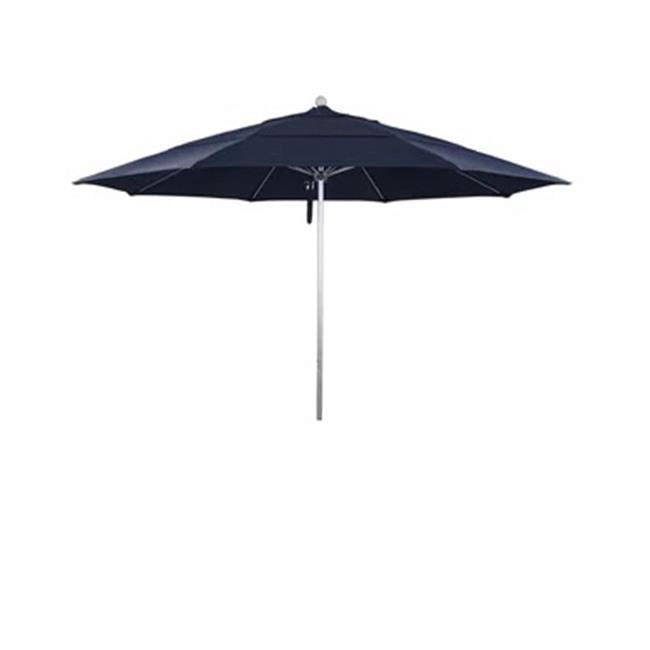 Picture of California Umbrella ALTO118002-5461-DWV Venture Silver Market Umbrella&#44; Sunset - 11 ft. x 8 Ribs