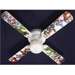 Picture of Ceiling Fan Designers 42FAN-KIDS-AVNG 42 in. Avengers Marvel Capitan America Ceiling Fan