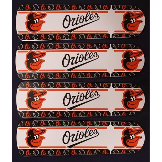 Picture of Ceiling Fan Designers 42SET-MLB-BAL 42 in. MLB Baltimore orioles Baseball&#44; Ceiling Fan Blades