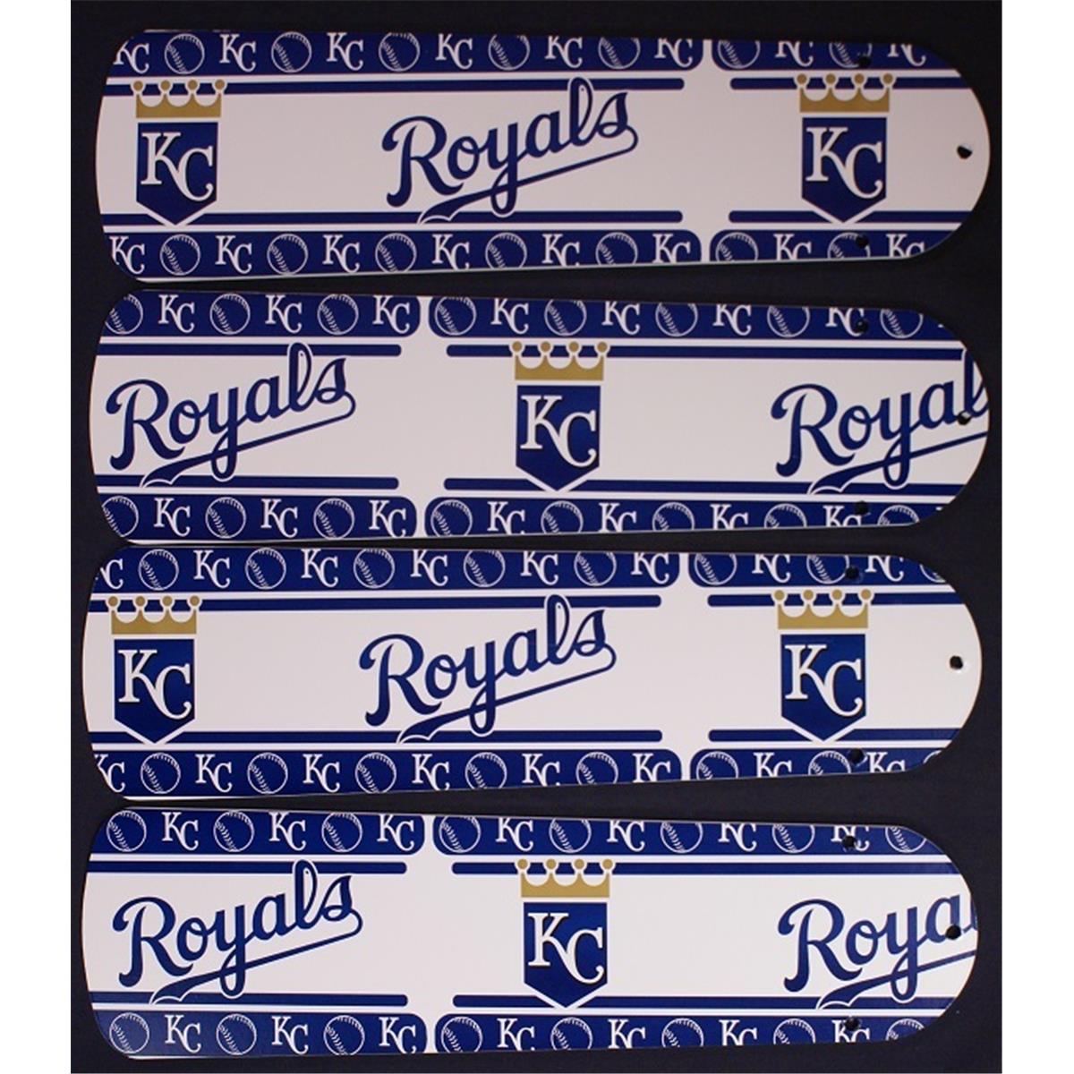 Picture of Ceiling Fan Designers 42SET-MLB-KAN 42 in. MLB Kansas City Royals Baseball Ceiling Fan Blades