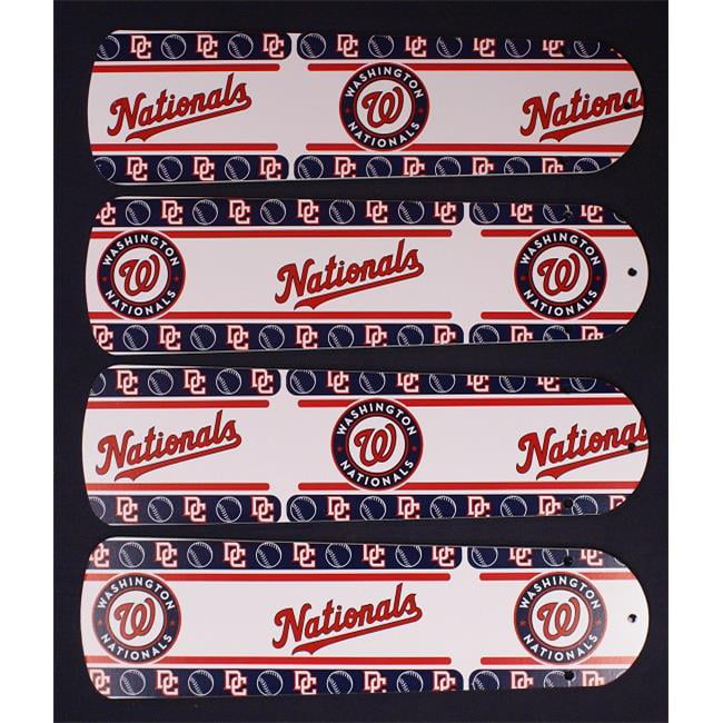 Picture of Ceiling Fan Designers 42SET-MLB-WAS 42 in. MLB Washington Nationals Baseball Ceiling Fan Blades