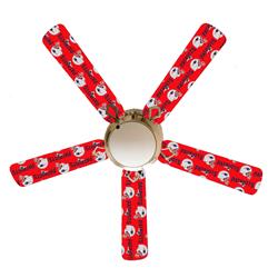 F52-0001076 52 in. New England Patriots 5-Blades White Ceiling Fan with Lamp