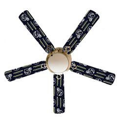F52-0001103 52 in. Seattle Seahawks 5-Blades White Ceiling Fan with Lamp