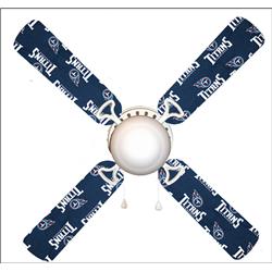 Picture of 888 Cool Fans F42-0001115 42 in. Tennessee Titans 4-Blades Ceiling Fan with Schoolhouse Lamp