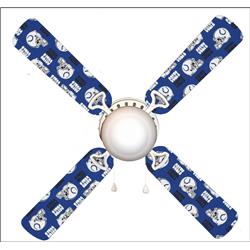 Picture of 888 Cool Fans F42-0001051 42 in. Indianapolis Colts 4-Blades Ceiling Fan with Schoolhouse Lamp