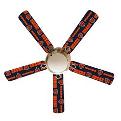 Picture of 888 Cool Fans F52-0001014 52 in. Chicago Bears 5-Blades White Ceiling Fan with Lamp