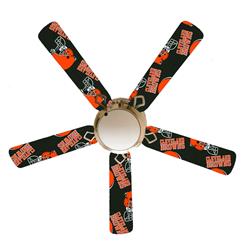 Picture of 888 Cool Fans F52-0001019 52 in. Cleveland Browns 5-Blades White Ceiling Fan with Lamp