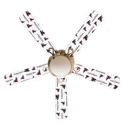 Picture of 888 Cool Fans F52-0001002 52 in. Atlanta Falcons 5-Blades White Ceiling Fan with Lamp