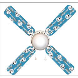 Picture of 888 Cool Fans F42-0001066 42 in. Miami Dolphins 4-Blades Ceiling Fan with Schoolhouse Lamp
