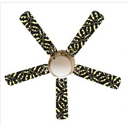 Picture of 888 Cool Fans F52-0001006 52 in. Batman Batsignal 5-Blades White Ceiling Fan with Lamp