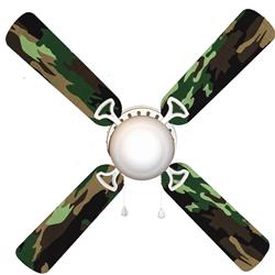 Picture of 888 Cool Fans F52-005740 Minecraft 5 - Blade 52 in. Flush Mount Ceiling Fan with Pull Chain & Light Kit Included