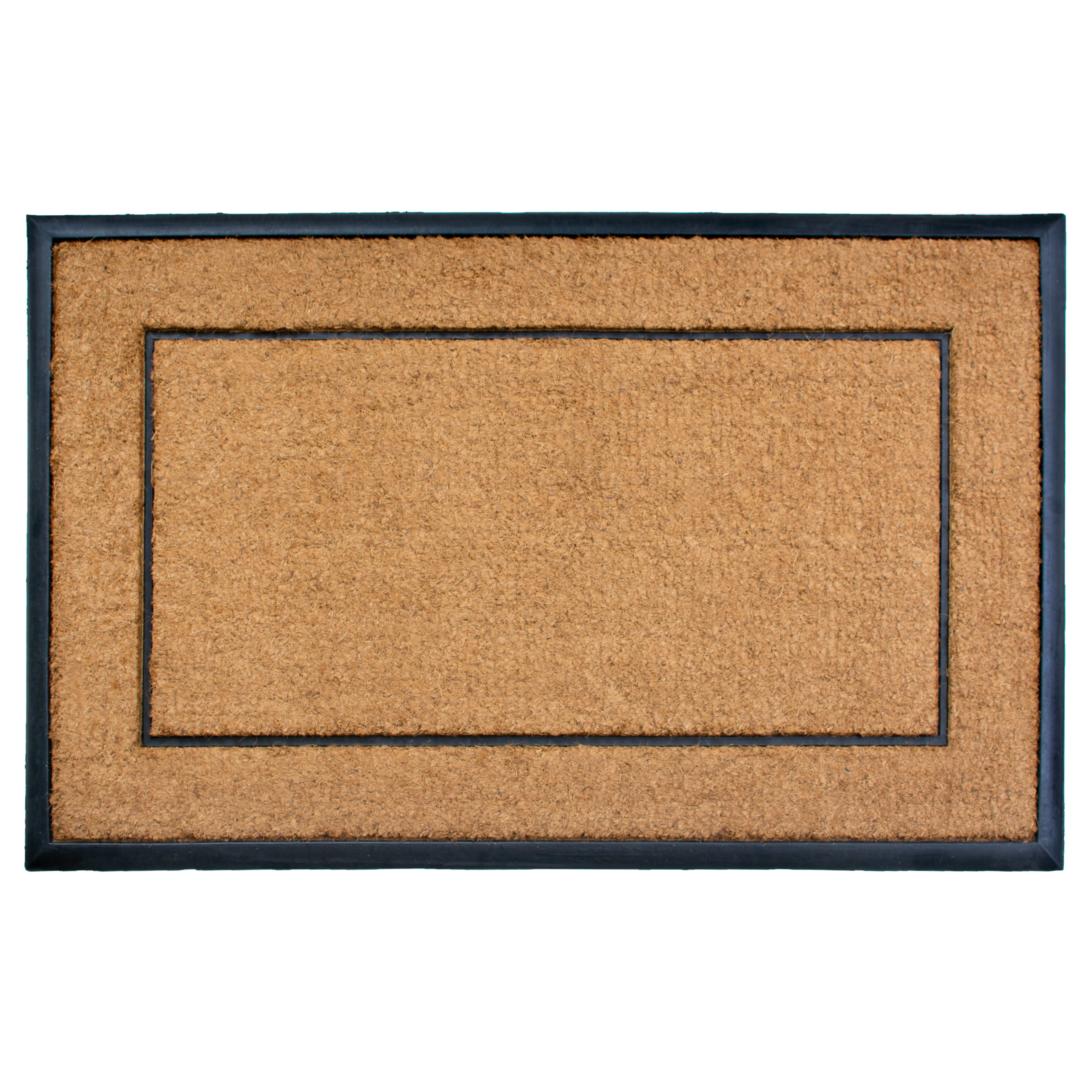 101633048NP 30 x 48 in. The General Rectangular Doormat, Natural & Black -  Calloway Mills