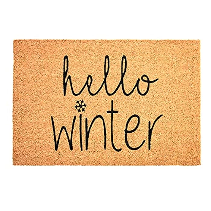 Picture of Calloway Mills 107141729 Hello Winter Doormat - 17 x 29 in.