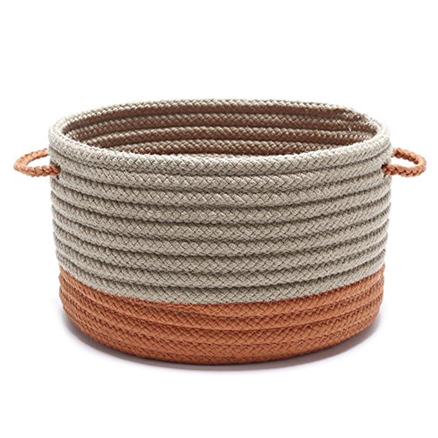 Picture of Colonial Mills IN41A017X010 17 x 17 x 10 in. Marina Round Basket, Orange & N150