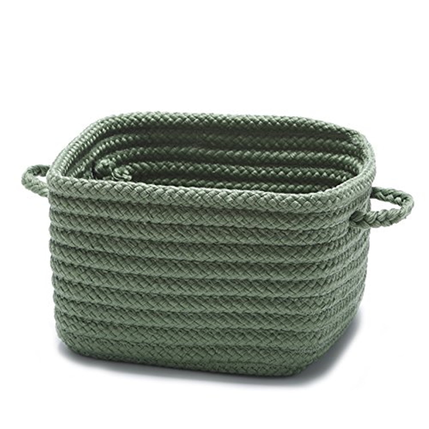 Picture of Colonial Mills H123A010X007S 10 x 10 x 7 in. Simply Home Shelf Storage Basket, Moss Green