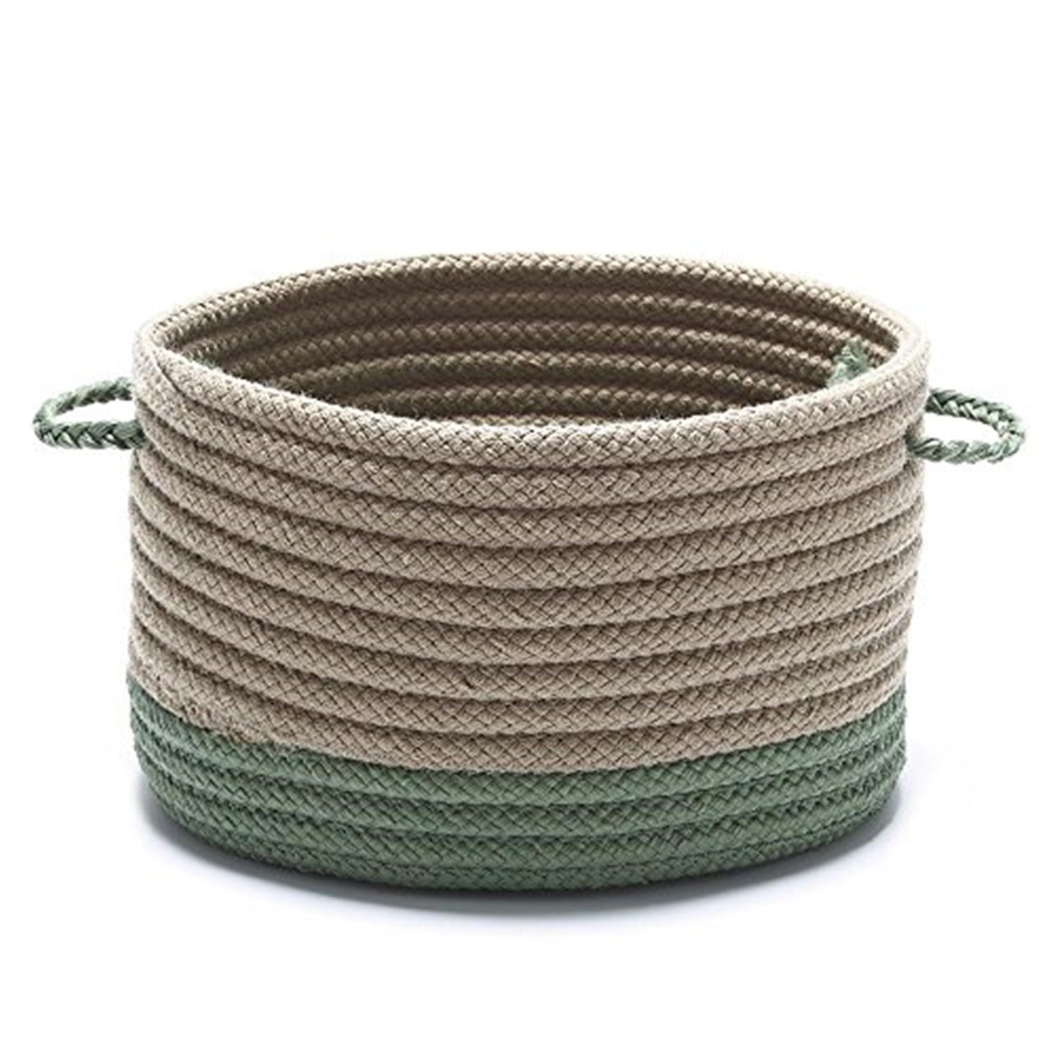 Picture of Colonial Mills IN61A012X012 12 x 12 x 12 in. Marina Round Basket, Mossgreen & N150