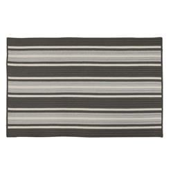 Rug MS38R096X120S 8 x 10 ft. Mesa Stripe Braided Rug  Stone Grey -  Colonial Mills