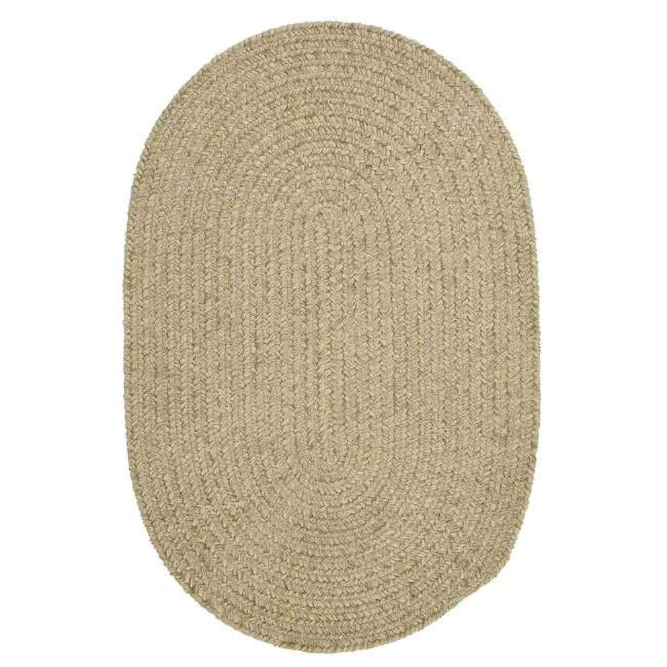 Picture of Colonial Mills Rug BF01R027X046 2 ft. 3 in. x 3 ft. 10 in. Barefoot Chenille Braided Bath Mat  Celery