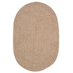 Picture of Colonial Mills Rug BF07R017X027 1 ft. 5 in. x 2 ft. 3 in. Barefoot Chenille Braided Bath Mat  Sand
