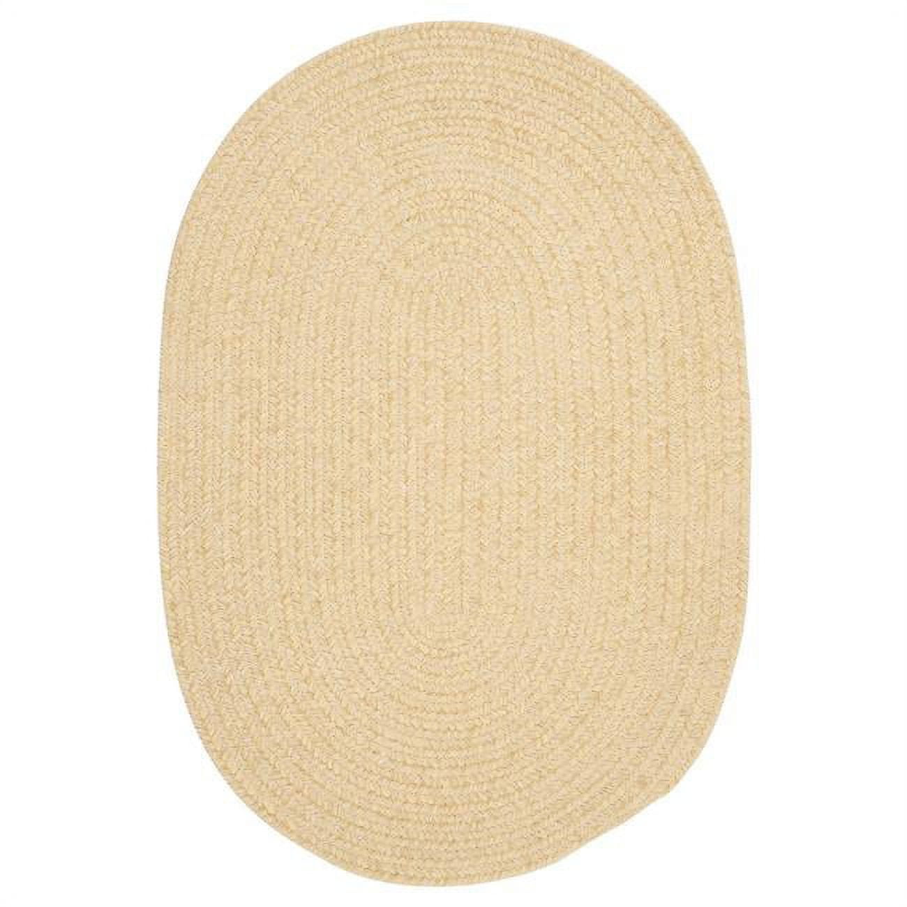 Picture of Colonial Mills Rug BF09R022X034 1 ft. 10 in. x 2 ft. 10 in. Barefoot Chenille Braided Bath Mat  Yellow