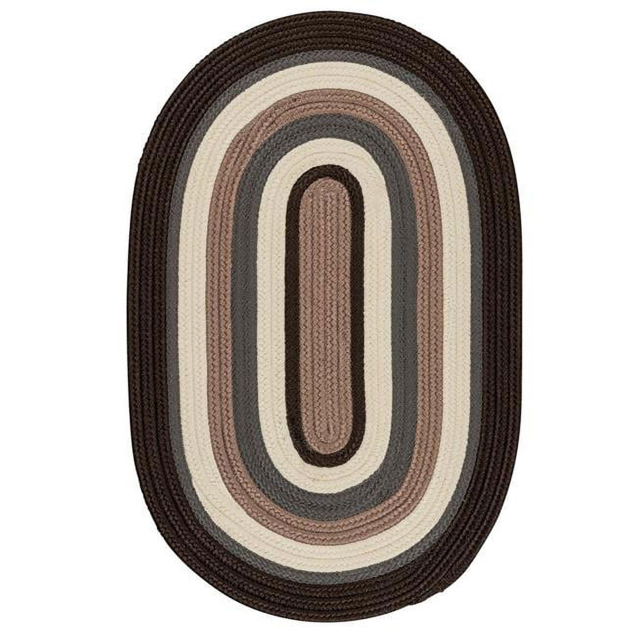 Picture of Colonial Mills BN19R096X120 8 x 10 ft. Brooklyn Traditional Oval Rug&#44; Brownstone