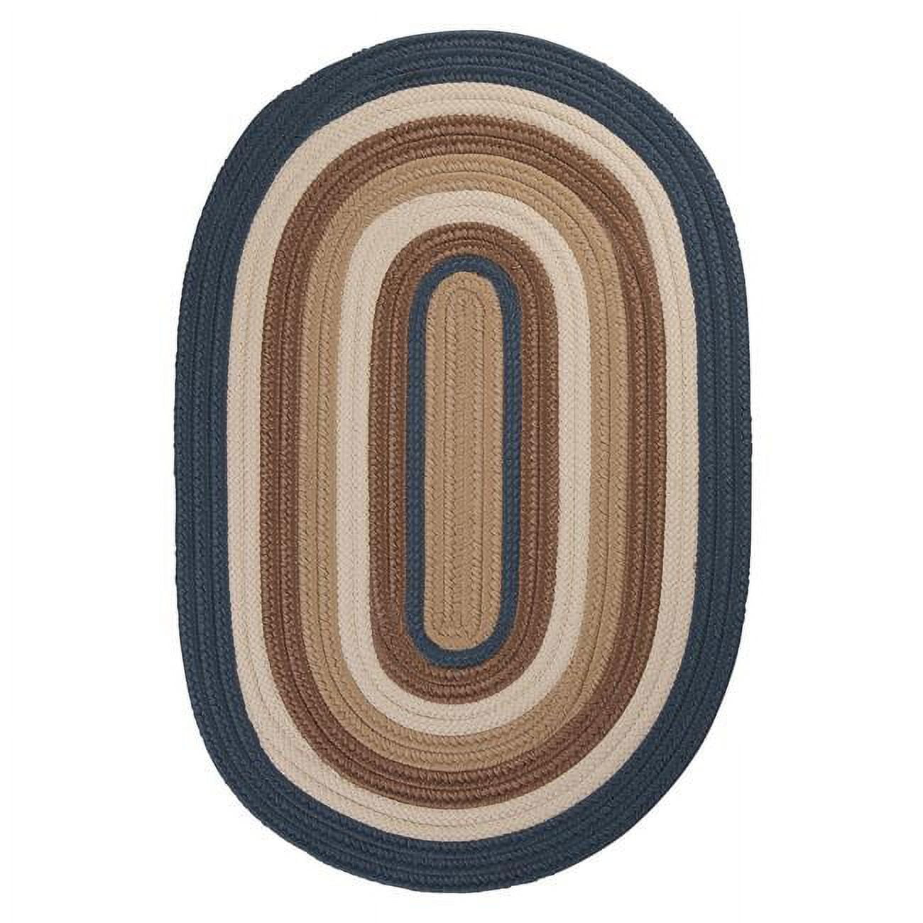 Picture of Colonial Mills BN59R024X108 2 x 9 ft. Brooklyn Traditional Oval Rug&#44; Blue Haze