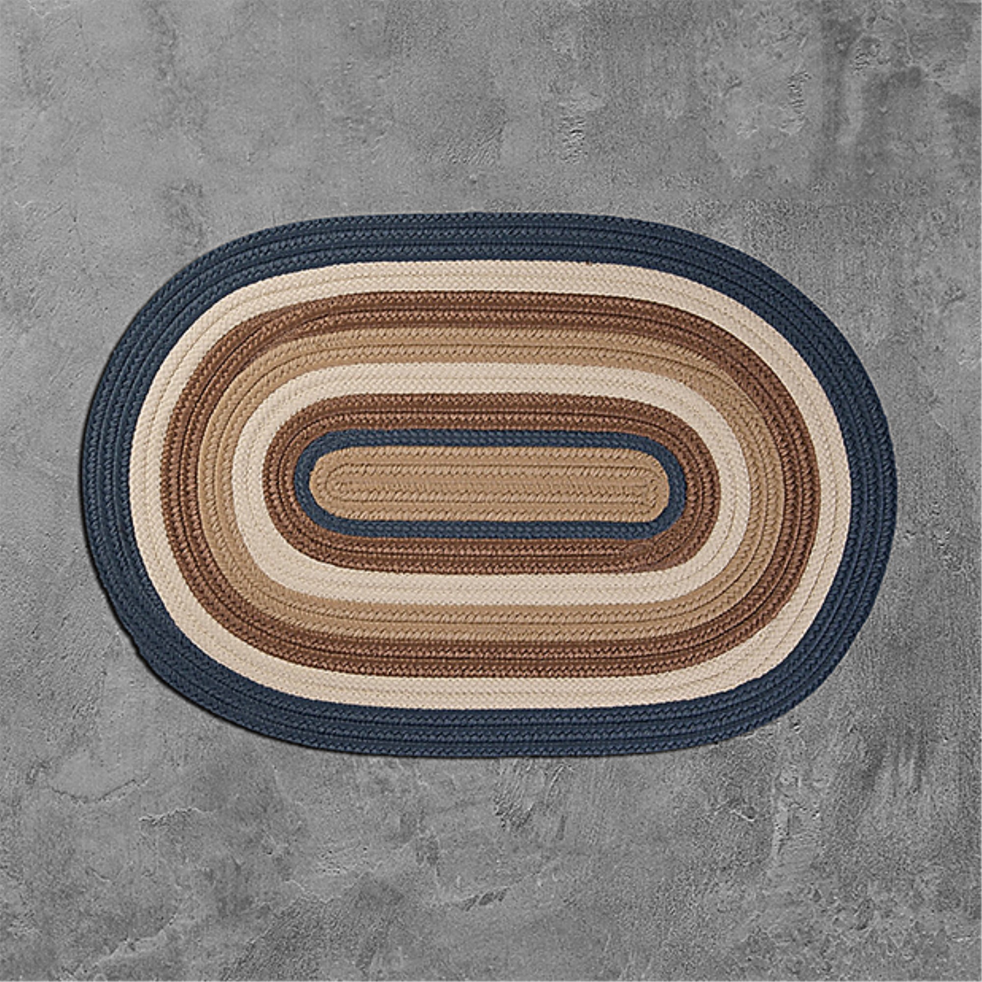 Picture of Colonial Mills BN59R060X084 5 x 7 ft. Brooklyn Traditional Oval Rug&#44; Blue Haze
