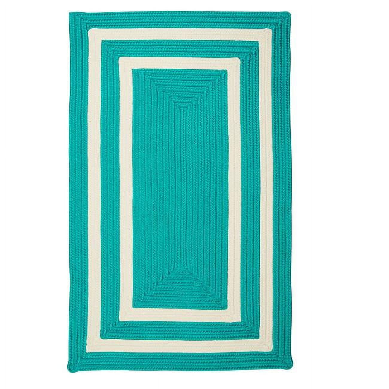 2 x 7 ft. La Playa Stain-Resistant Rug, Aqua -  Designs-Done-Right, DE2837877