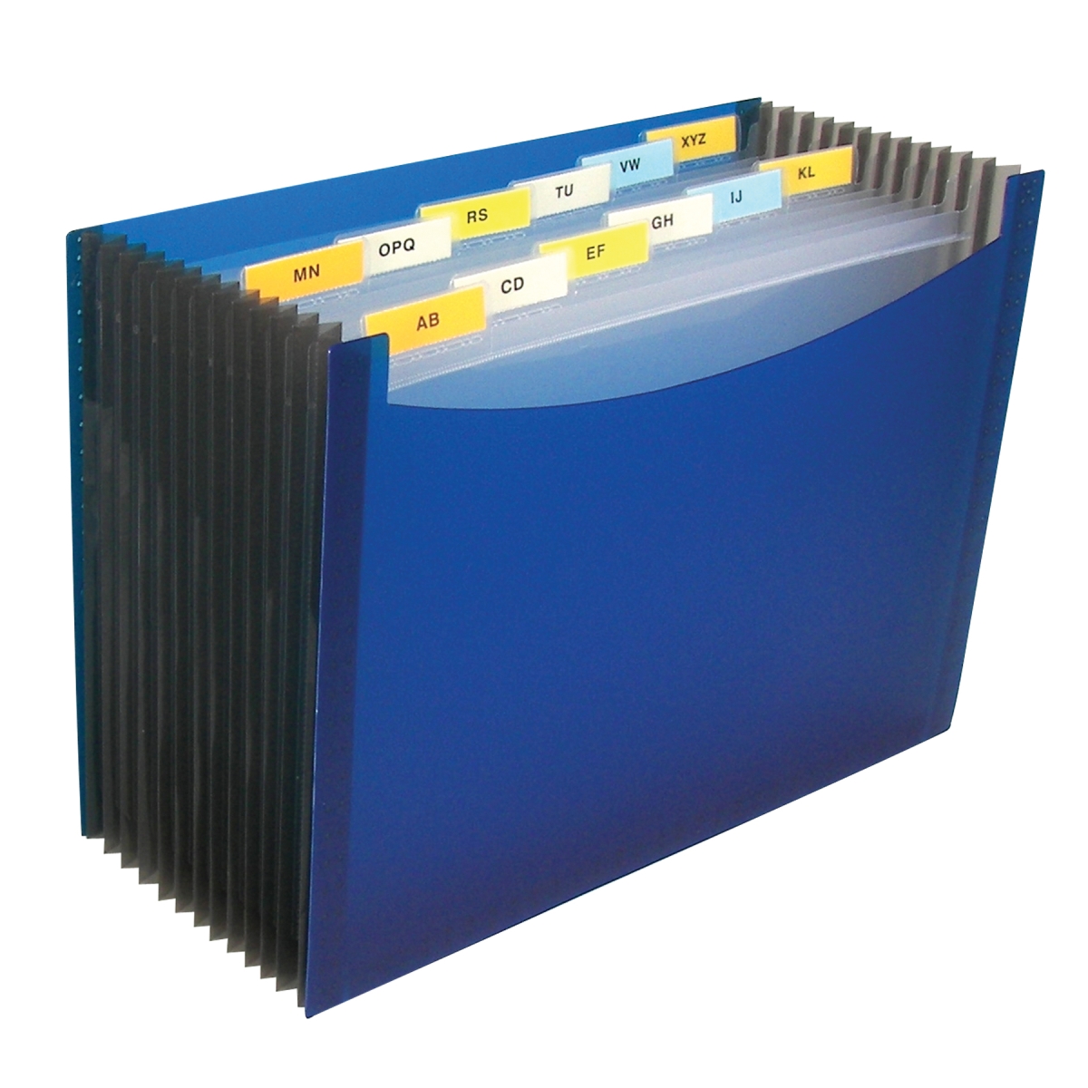 C-Line Products 48235-DS 8.5 x 11 in. 13-Pocket Expanding File, Blue - Set of 12