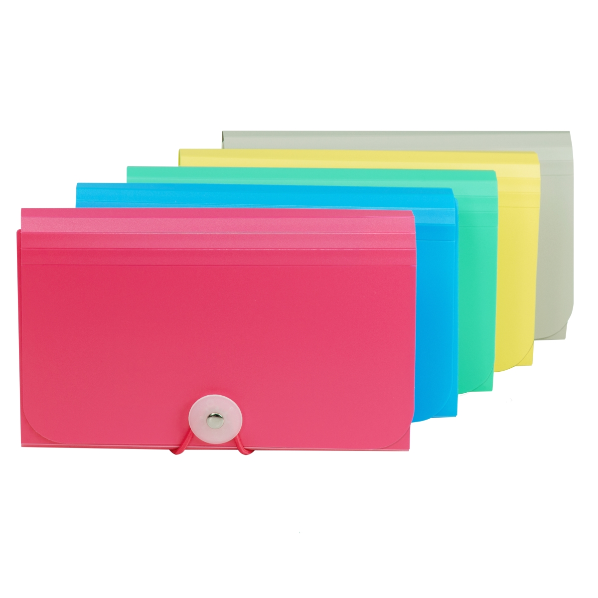 C-Line Products 58410-DS 4.5 x 7 in. 13-Pocket Coupon Size Expanding File - Set of 12