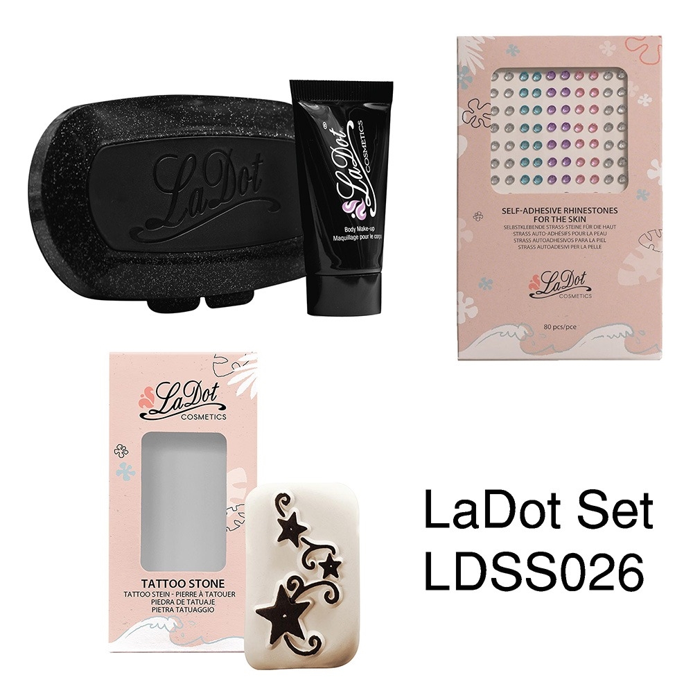 LDSS026 Ladot - Deluxe Set 4 - medium tribal star & rhinestones