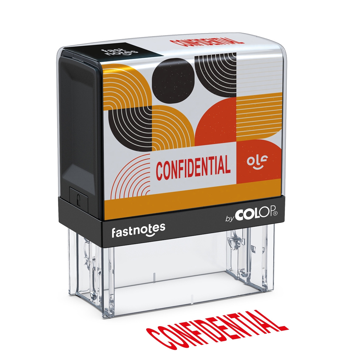 168981  Fastnotes, CONFIDENTIAL, red