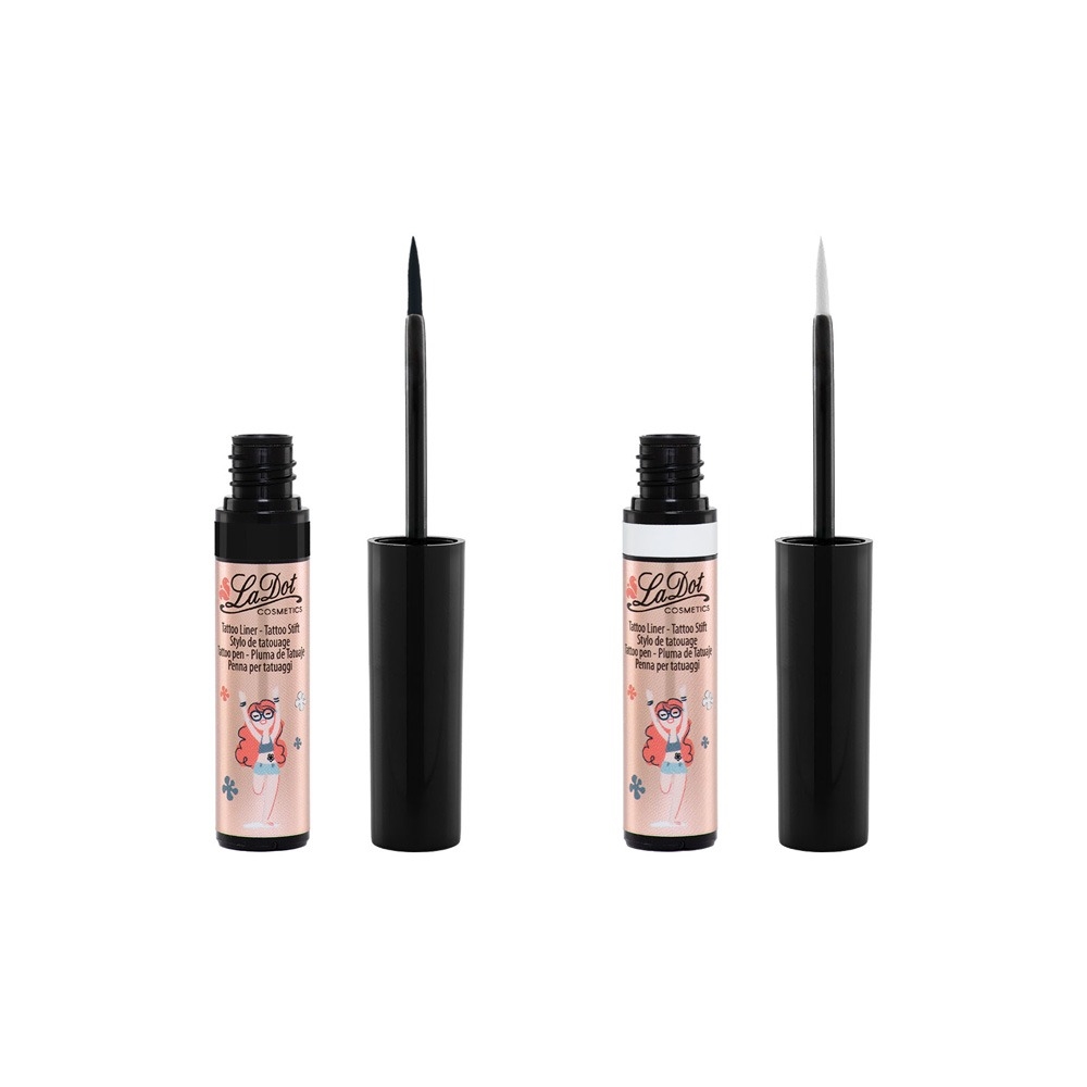 LDSS020 Ladot - Temporary Tattoo Liner Set Black & White