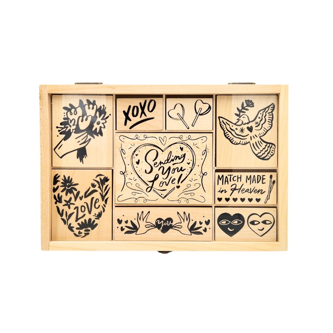 168876 Blissful Prints Limited Edition, Valentine's Day Set