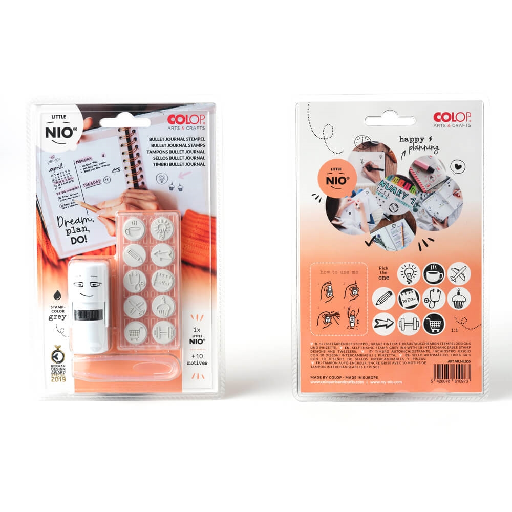 154575 Little NIO - Journaling Starter SET - Includes Stamp & Bullet Journal Design