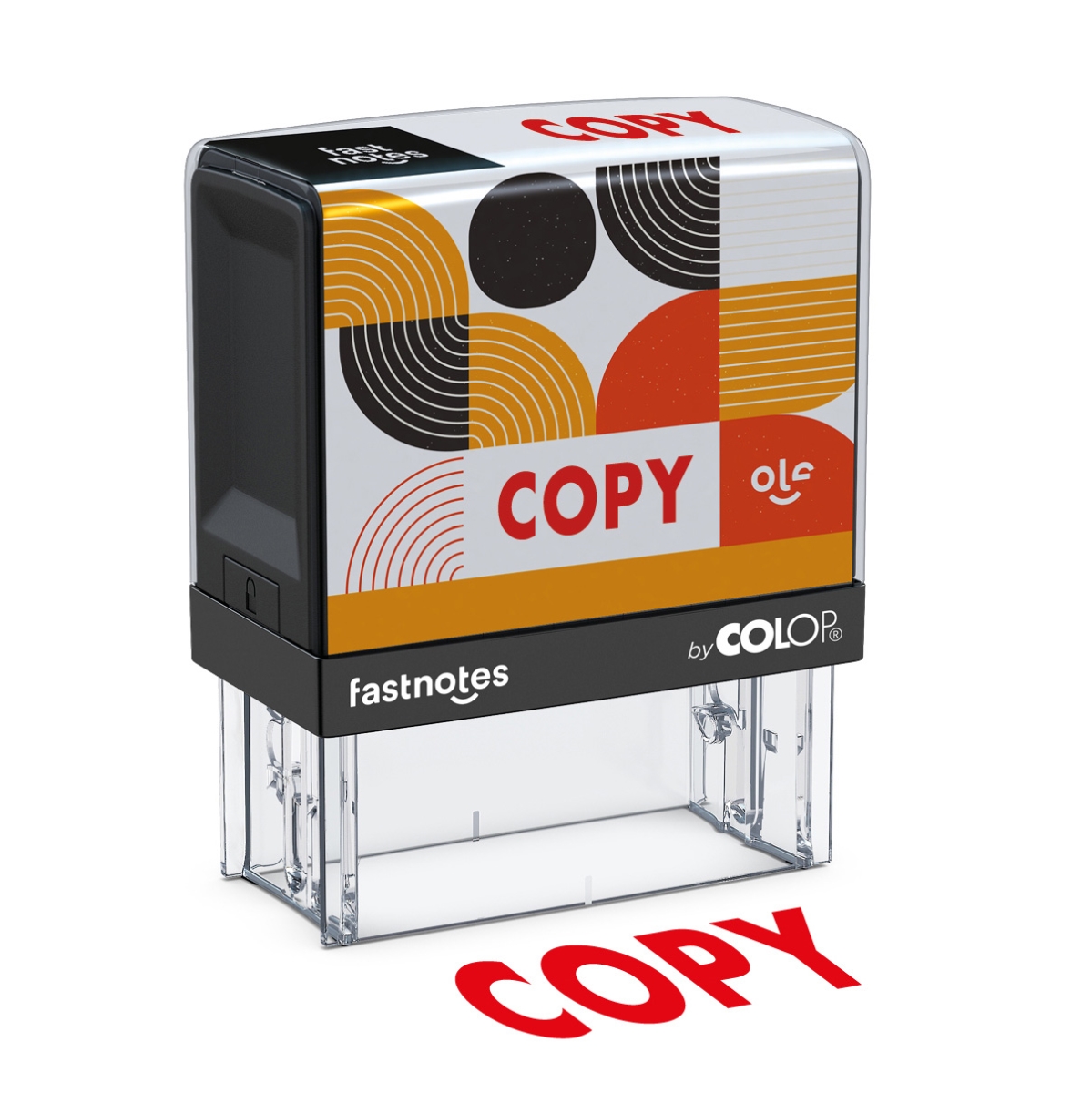 168988  Fastnotes, FILE COPY, red