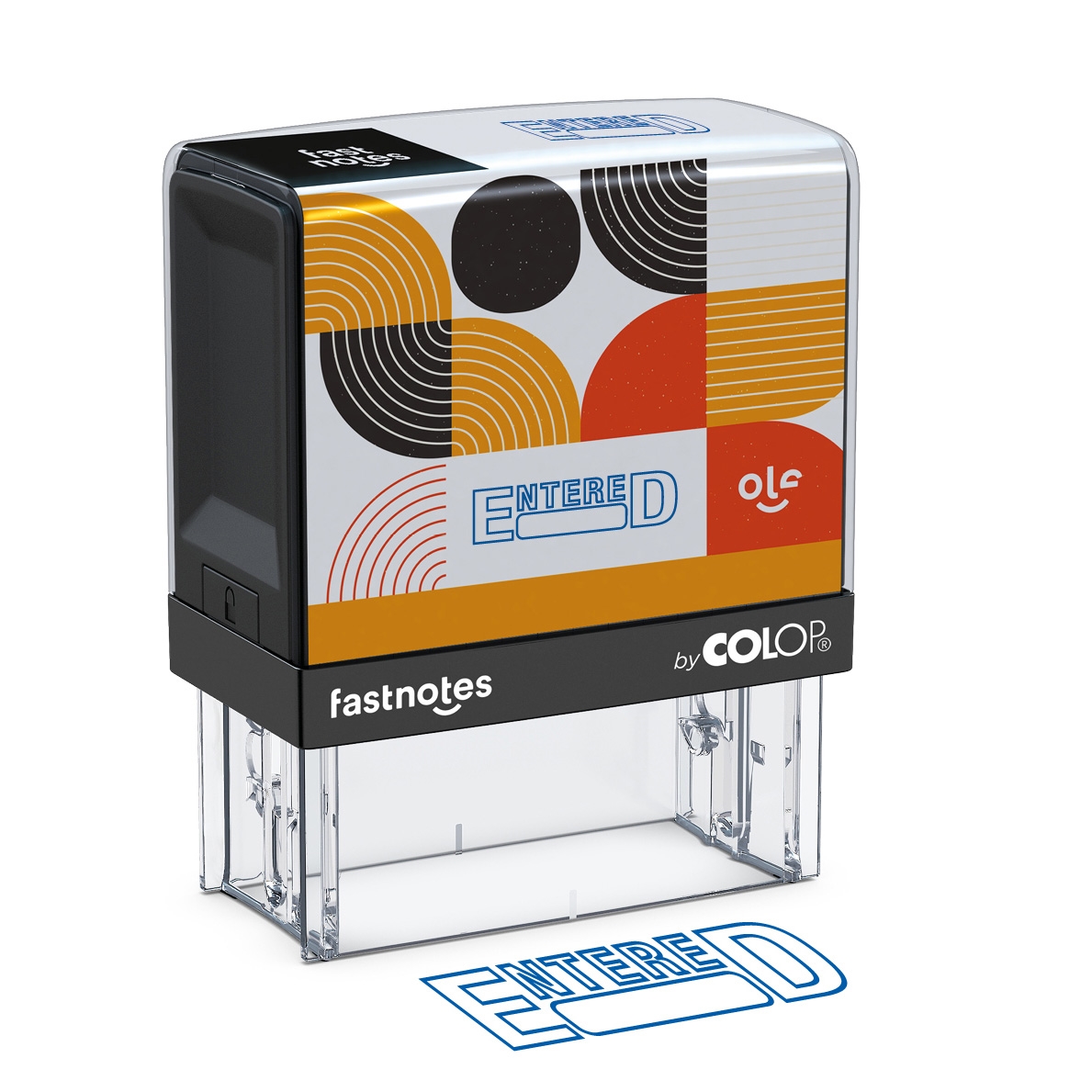 168985  Fastnotes, ENTERED, blue