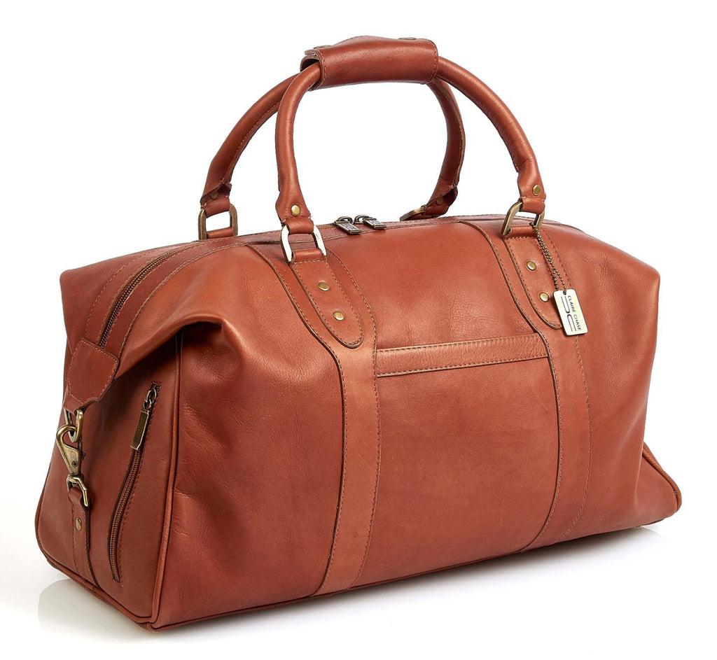 386-Saddle Normandy Duffel Bag, Saddle