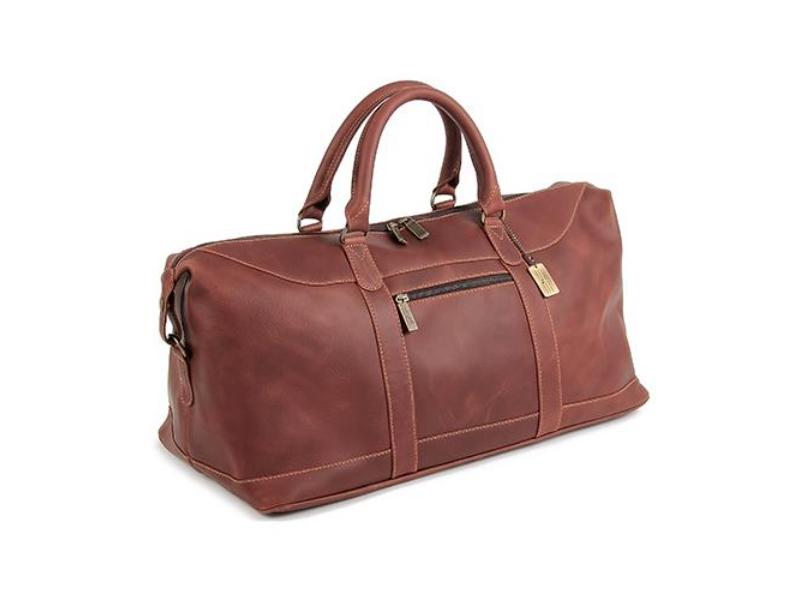 C7131L Legendary Venice Duffel Bag, Dark Brown